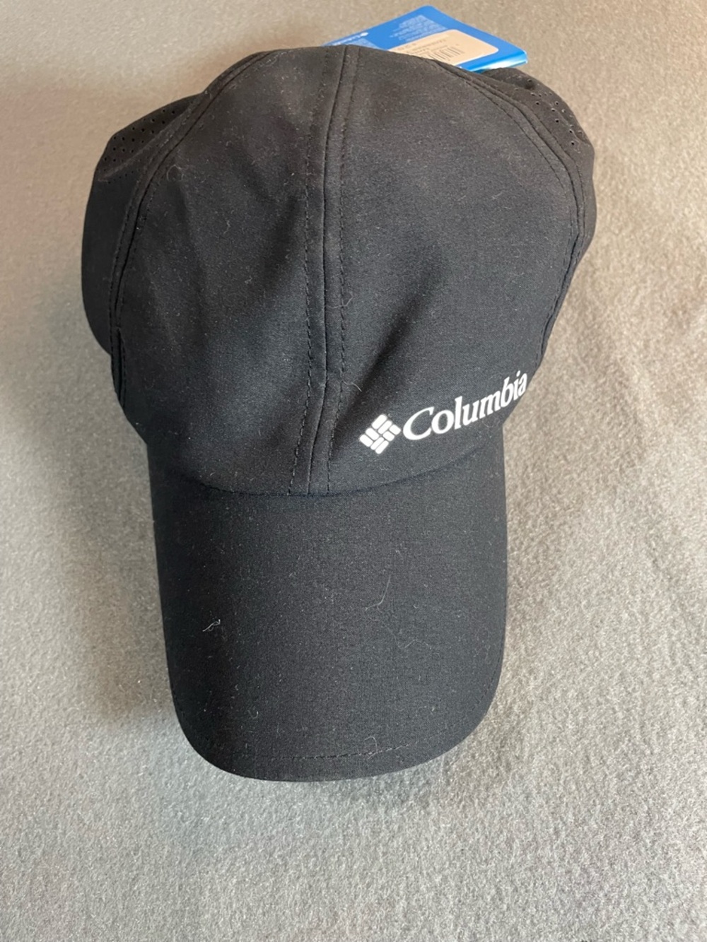 Columbia Black Perforated Performance Ball Cap
